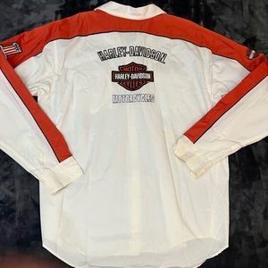 Harley Davidson embroidered long sleeve shirt size XL tall